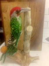 William Morris Style , Needle Felted Woodpecker