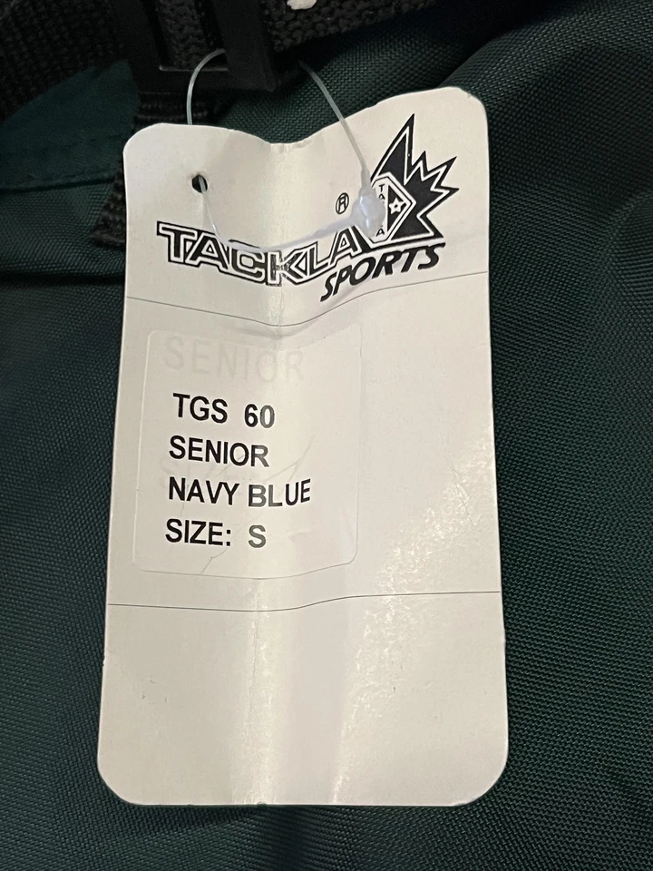 Хоккейные штаны Tackla TGS 60 с поясом и поясом для старших маленькие темно-синие хоккейные - Изображение 3 из 4