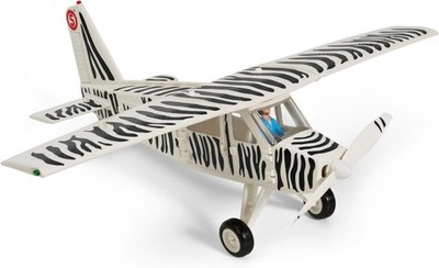 Schleich 42043 Safari Flugzeug Aeroplane Zebramuster mit Pilot