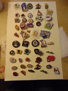 Lot of 50 misc subject themes Pinbacks