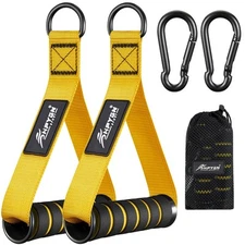 	Exercise Handles D Handle Cable Attachment Grip Attachments for Cable Machine	