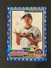 James Tronstein 2023 Panini USA Stars & Stripe Blue Stars Prizm /75 