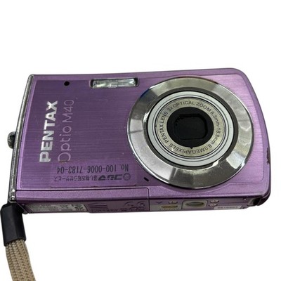 PENTAX Optio M40⭐️極美品❤️安心の実働品★飽きの来ないスタイル PENTAX Optio M40 Digital Camera Purple Tested Condition | eBay