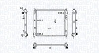 MotorküHler WasserküHler Magneti Marelli 350213205500 FüR Nissan Cube Z12 Juke