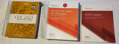 CPT 2021-ICD-10 CM Expert & HCPCS Level Il--Medical Billing & Coding TextBooks