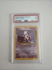 1999 Pokemon GERMAN Unlimited Base Set Mewtu-Mewtwo Holo 10/102 PSA 7 NM