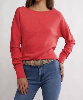 Free People Jess Long Sleeve Top Salsa