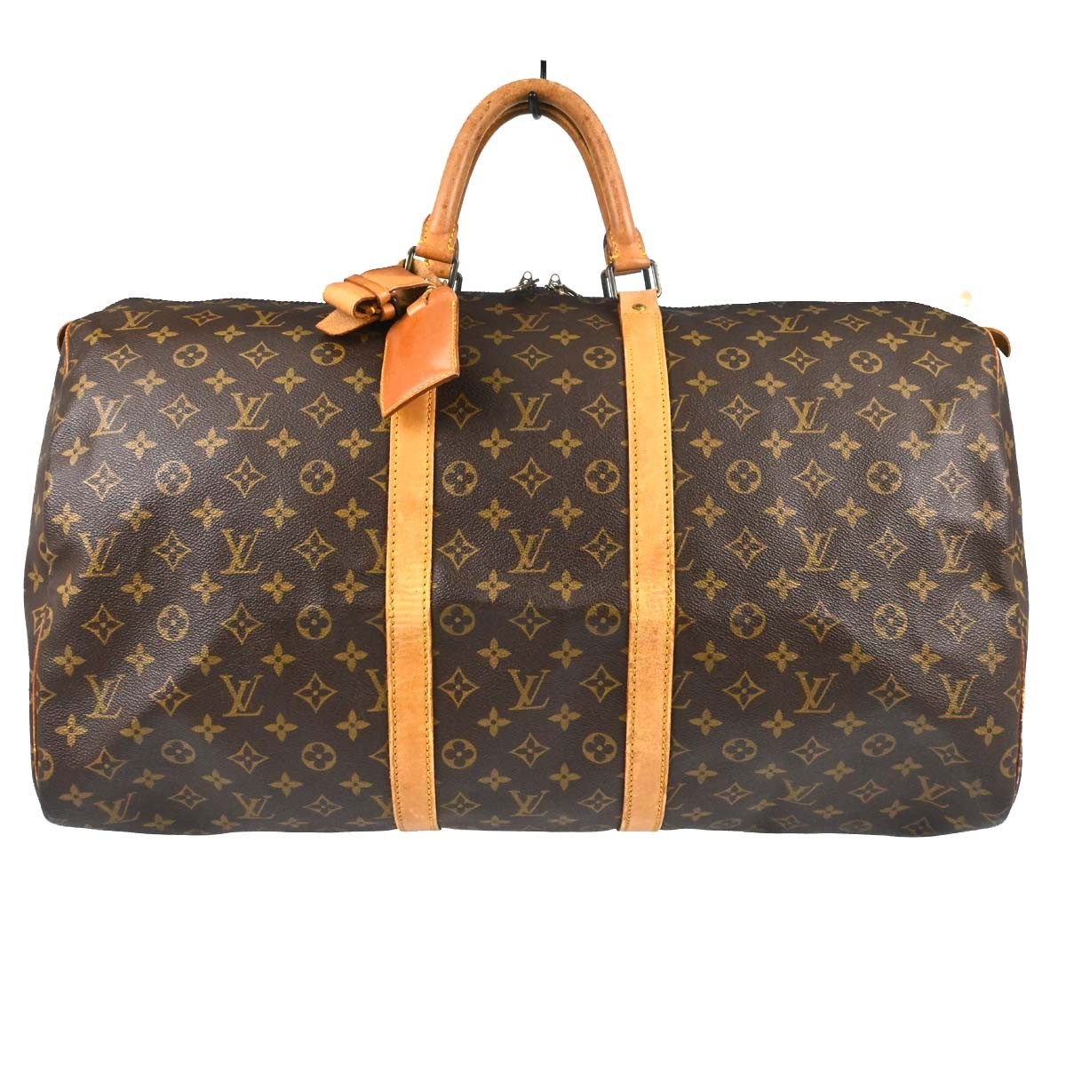 Best06 LOUIS VUITTON KEEPALL 55 TRAVEL HANDBAG MONOGRAM M41424 VI872 BQ01427