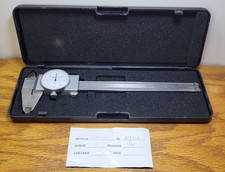 6  Fractional Dial Caliper unbranded, pre-owned , stainless hardened Preowned