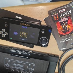 SNK NEO GEO X GOLD Limited Edition Console Black NTSC-J Complete Set Tested