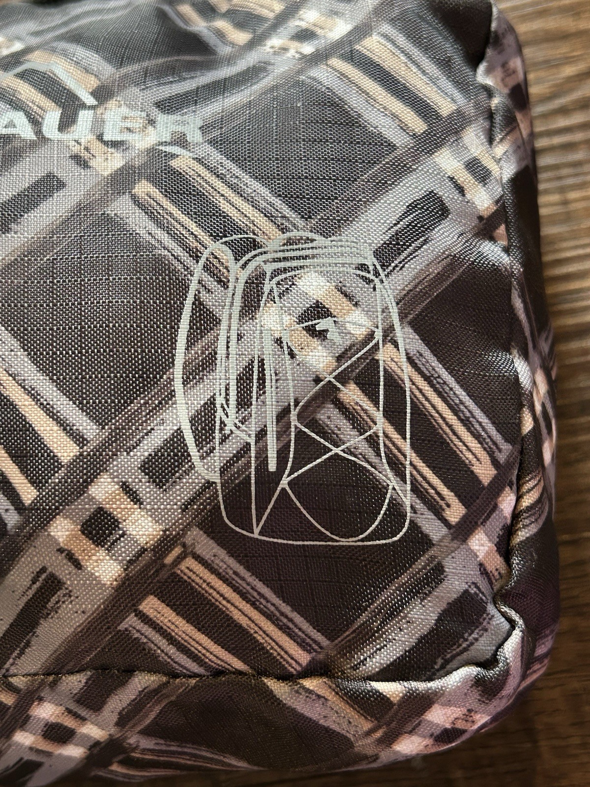 Eddie Bauer Packable Backpack Lightweight Plaid G… - image 2