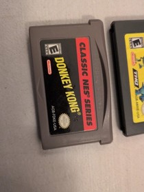 Donkey Kong Classic NES Series Shark Tale Monsters Inc Gameboy Advance Game Lot