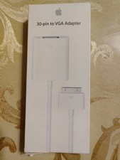 Apple 30-Pin to VGA Adapter - MC552ZM/B - White A1368 - Genuine