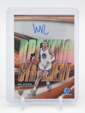 WILL RICHARD 2025-26 BOWMAN CHROME  STATEMENT ROOKIE AUTO ORANGE /25 Q5690