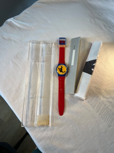 Swatch Gent GN163 „Eduardo Arroyo“ Ungetragen inkl Kaufbeleg 1996 - Bild 4 von 5