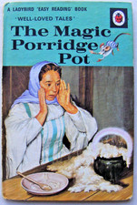 Vintage Ladybird Book – The Magic Porridge Pot-606D-Early-VGC +FREE COVER+