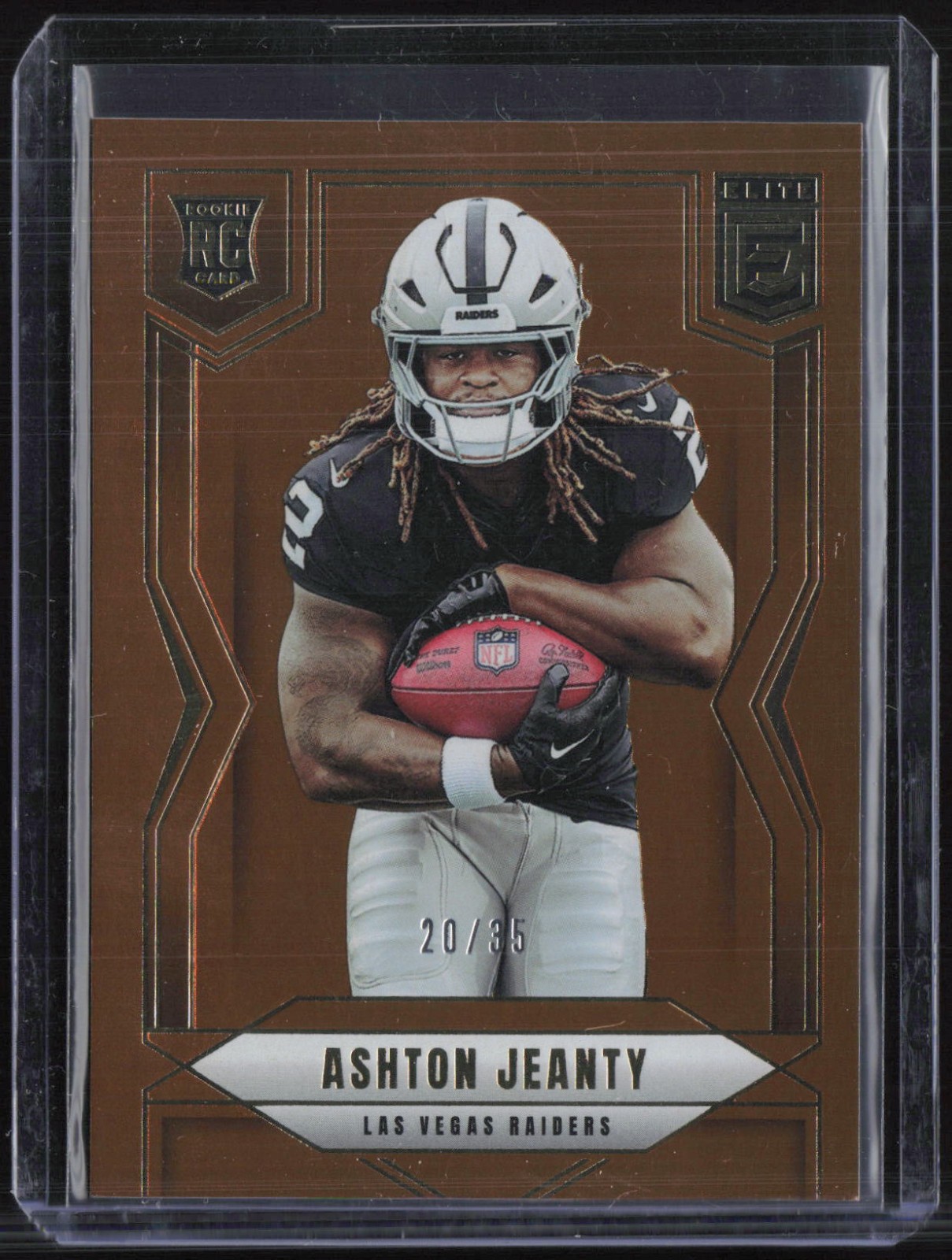 2025 Panini Donruss Elite Bronze #113 Ashton Jeanty 20/35 RC Rookie