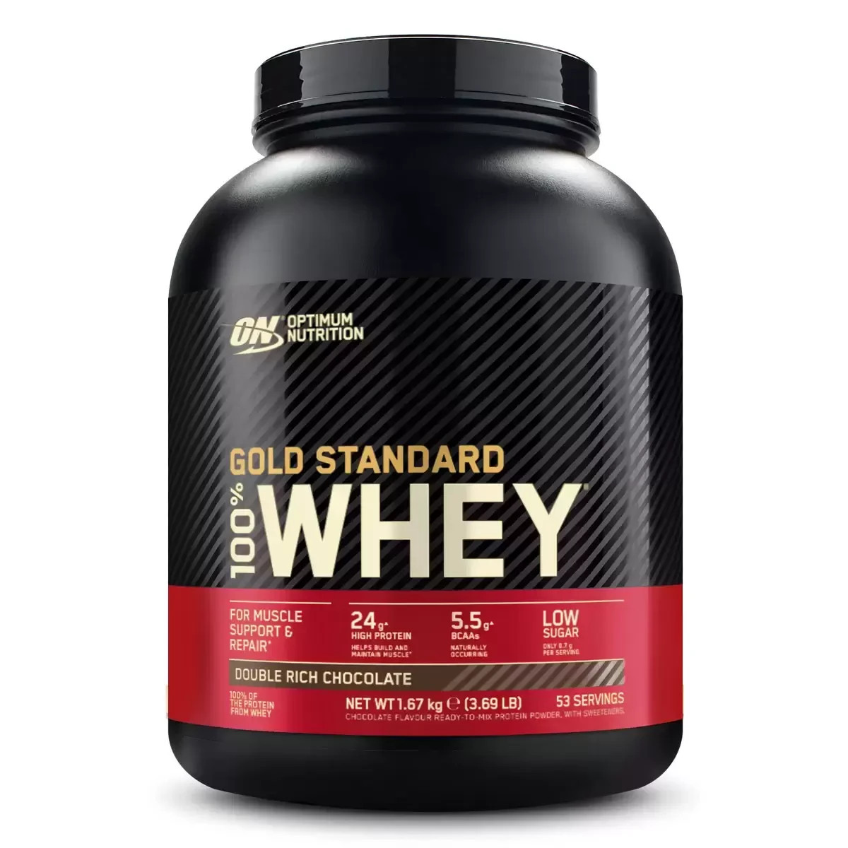 Optimum Nutrition 100% Gold Whey 1.67kg Double Rich Chocolate