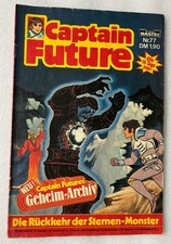 Captain Future Komiks nr 77: Powrót gwiazd Potwory i plakaty, Bastei 1980
