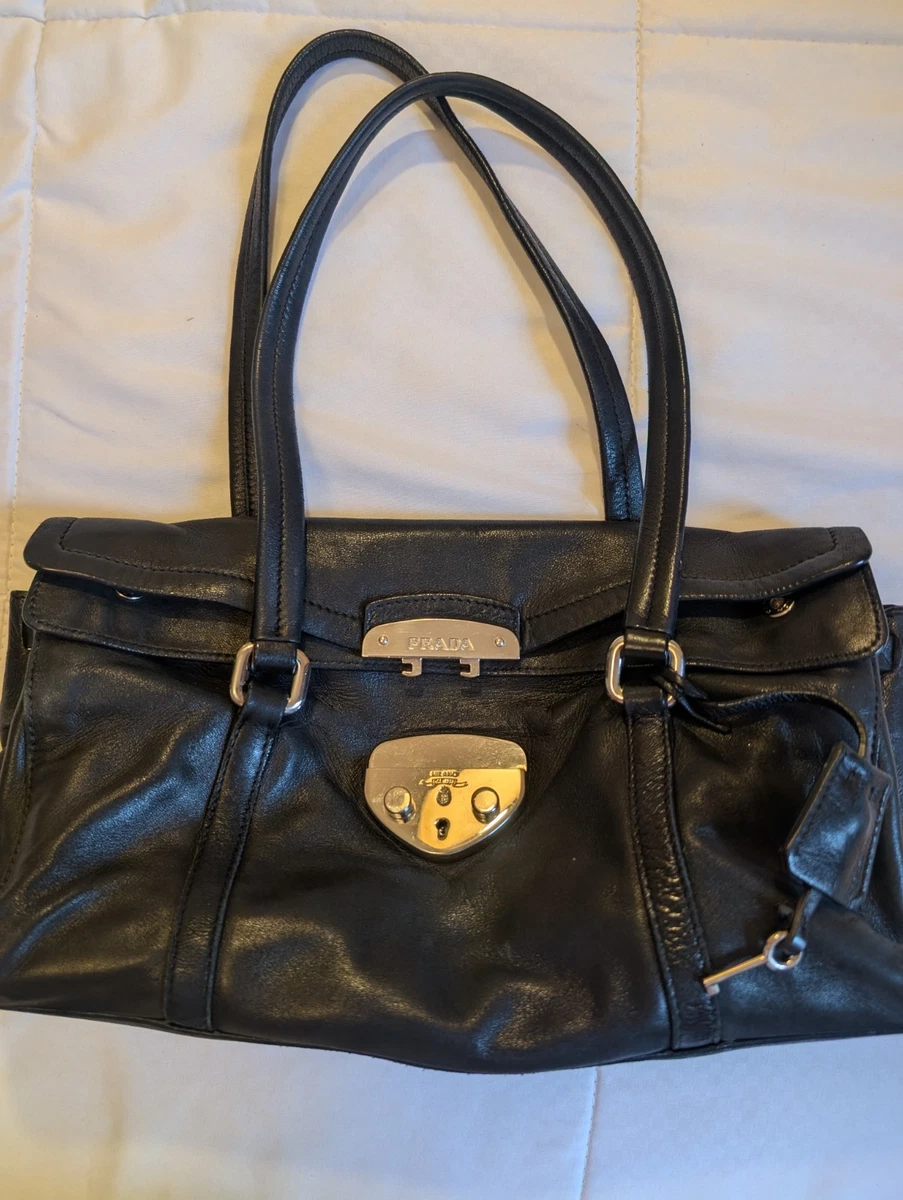 PRADA Push Lock Bags & Women's Leather Exterior for sale - eBay