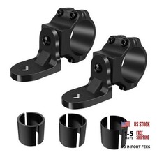 UTV Whip Mount for 1.5"-2" Roll Cage Flag Antenna Mounting Bracket Black