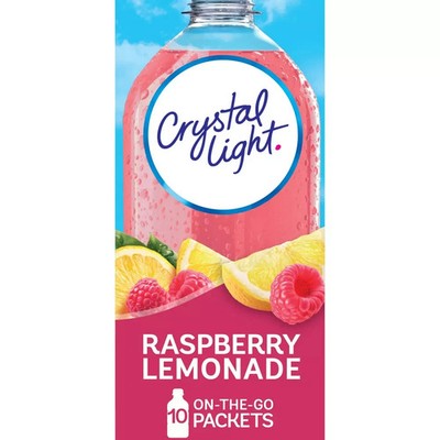 Crystal Light RASPBERRY LEMONADE 10 packets EXP 4/2027+