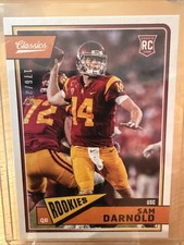 2018 Panini Classics - Rookies Sam Darnold #206 Red Back /299 (RC)