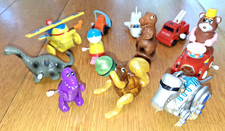 Vintage Lot of 11 Wind Up Plastic Toys Tomy and Other Brands Not All Work