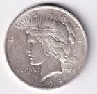 1923 Peace Silver Dollar $1  CoFine Conditionin 90% Silver #801