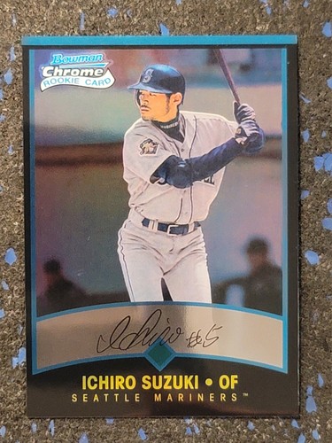 2011 BOWMAN CHROME ICHIRO SUZUKI ROOKIE REPRINT THROWBACKS JAPANESE BACK #351