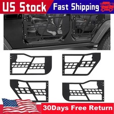 Heavy Duty Set Of 4 Half Tube Doors For Jeep Wrangler Jk 2007-2018 4-door Heavy Duty Set Of 4 Half Tube Doors For Jeep Wrangler Jk 2007-2018 4-door