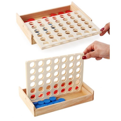 Puzzle Four in A Row Bingo Chess Educational Chess Connect Game Children Gifts - Picture 4 of 14