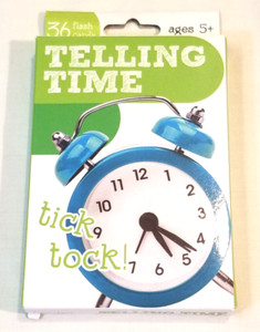 TELLING TIME a child's learning card game, ages 5+