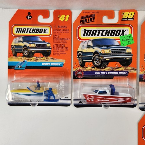 Matchbox Police Boat Sea Speeder Ice Breaker Diecast Vehicles Lot of 15 MOC - Picture 9 of 24