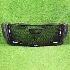 Fits 2015-2020 Cadillac Escalade Front Upper Bumper Grille Gloss Black W/ Camera