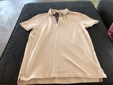 Boden Youth Boys Size 11-12 White Short Sleeve Polo Shirt