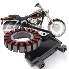 Stator and Voltage Regulator Rectifier For Harley Wide Glide Super Glide 08-16