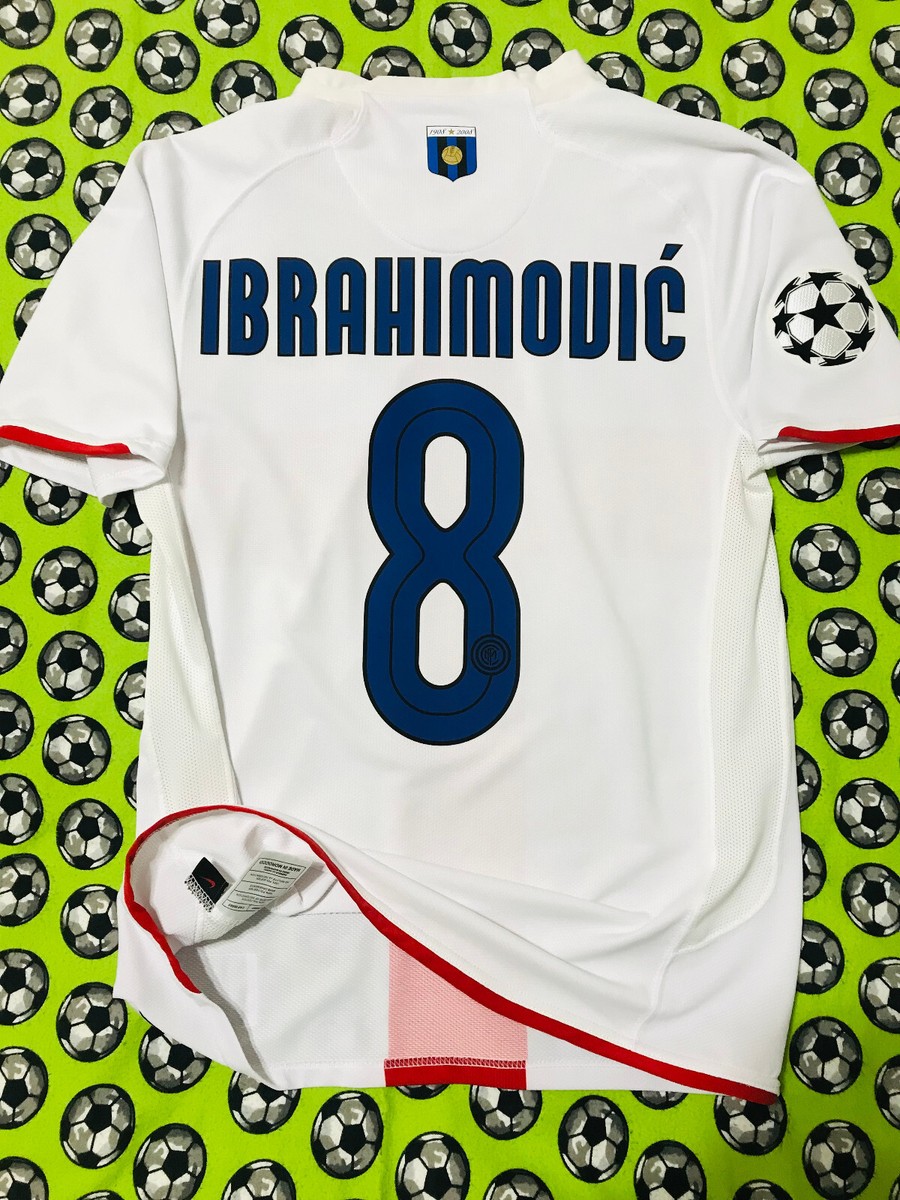 RARE Nike Inter Milan Away Soccer Football Jersey Centenary Zlatan
