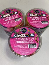 Cra-Z-Loom Ultimate Tub 3000 Bold  Bright Rubber Bands Lot Of 3
