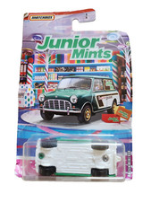 Matchbox Candy Cars Junior Mints Austin Mini Van Green Irregular Packaging