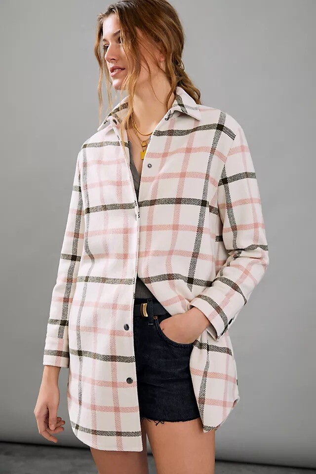 Anthropologie Eldridge Plaid Shirt 