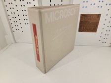 Microsoft Collectible Vintage Grey Binder, Re...