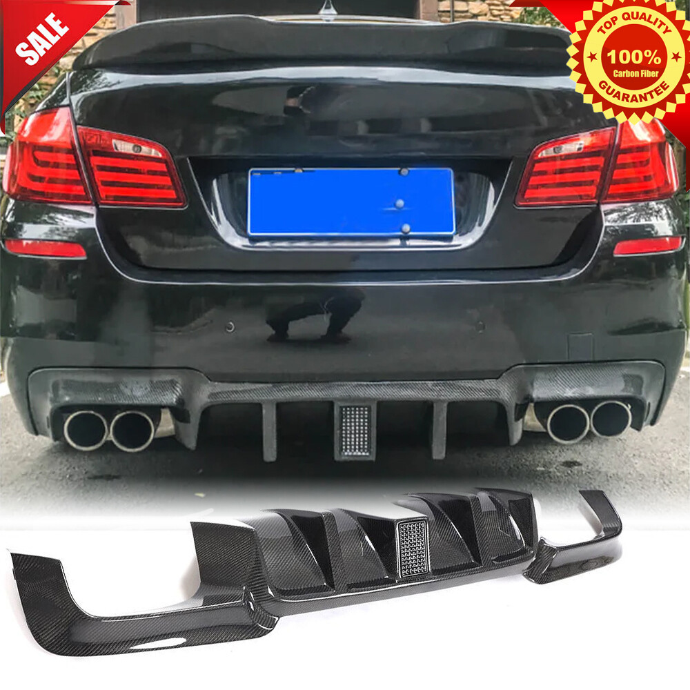 Bmw F10 528/523/530カーボンファイバー リアディフューザー Bmw F10