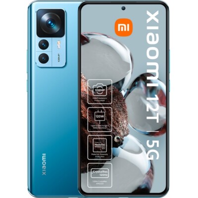 Xiaomi 12T - 256GB - Clear Blue (Ohne Simlock) (Dual-SIM) online 