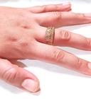 18k YG Diamond Ring 1.00 CT. Nice Dias.  5.24gr Lot's of sparkle, easy to wear! — photo 3