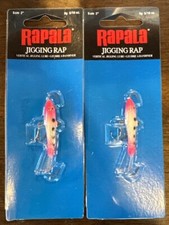 2 Packs Rapala Jigging Rap W5 Glow Pink Squirrel