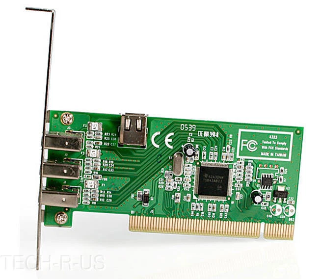 StarTech PCI1394MP 4 port PCI 1394a FireWire Adapter Card -3 External 1 Internal - Image 2 of 4