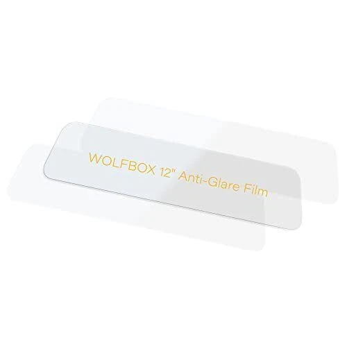 WOLFBOX 12inch Anti-Glare Film for Rear View Mirror Camera for G840S/G850/G900