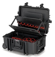 "Knipex 00 21 37 Le Werkzeugkoffer \"Robust45 Move\" Leer"