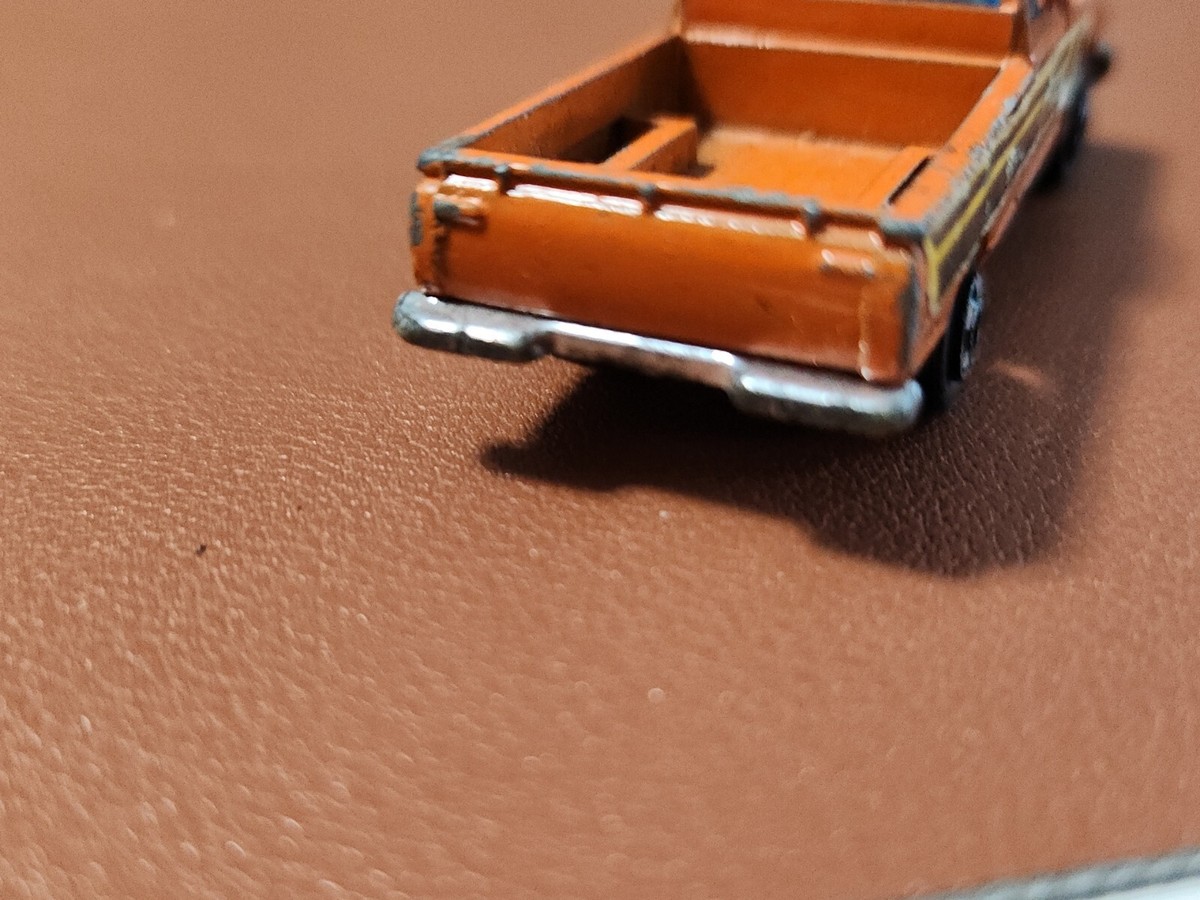 Vtg Zylmex Zee Toys P319 1:64 Datsun Pickup Truck Orange Vtg Zylmex Zee Toys P319 1:64 Datsun Pickup Truck Orange